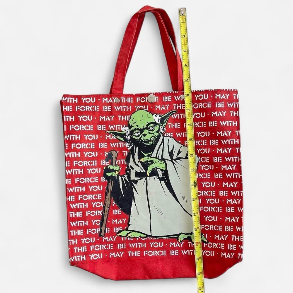 Vintage Joseph Industries 1983 Star Wars Yoda Tote Bag May the Force Be With You - Picture 5 of 8